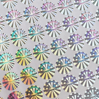 OEM 접착제에서 떨어져 있는 2D / 3D 레이저 은 전문자필 스티커 반대 위조인 스크래치