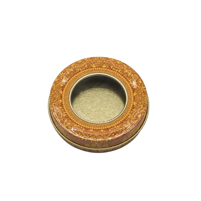4가지 항공 회사 코드 8 항공 회사 코드 금속 주석 양초 용기는 70x20mm 라운드를 진동시킵니다