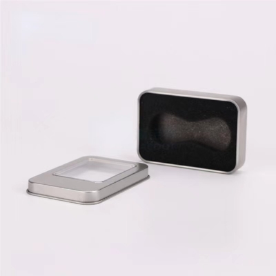 50g 100g 200g 샤프란 주석 상자 양념 식품 등급 직사각형 엠보싱 Lid
