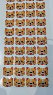 에폭시 바닥  체조 선수들을 위한 명백한 에폭시 수지 돔 스티커  겔 전사지
