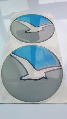 PVC 하락 접착제 로고 셀프 접착제를 출력하는 둥근 지붕 에폭시 스티커