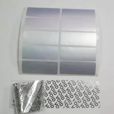OEM 피부 관리를 위한 반대로 위조 3D 홀로그램 스티커 금속 니켈 빈 안전