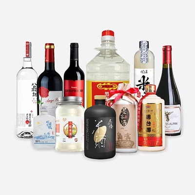 패키징하는 영구적인 접착제 다양한 크기 와인 라벨 스티커 명부