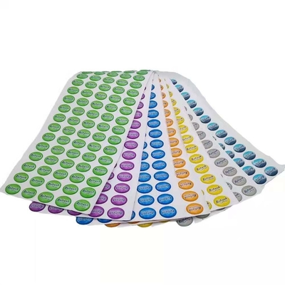 3d 써클 명백한 에폭시 돔 스티커 브랜드 PP PVC PET은 이르렀습니다